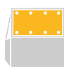 Telaio per container
