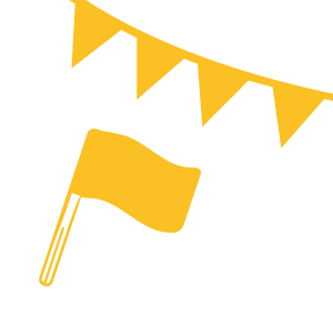 Bandierine per eventi e promozioni