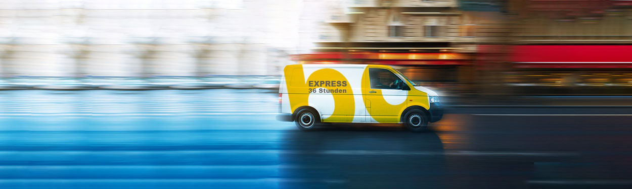 Spedizione express dal tuo negozio di stampa online